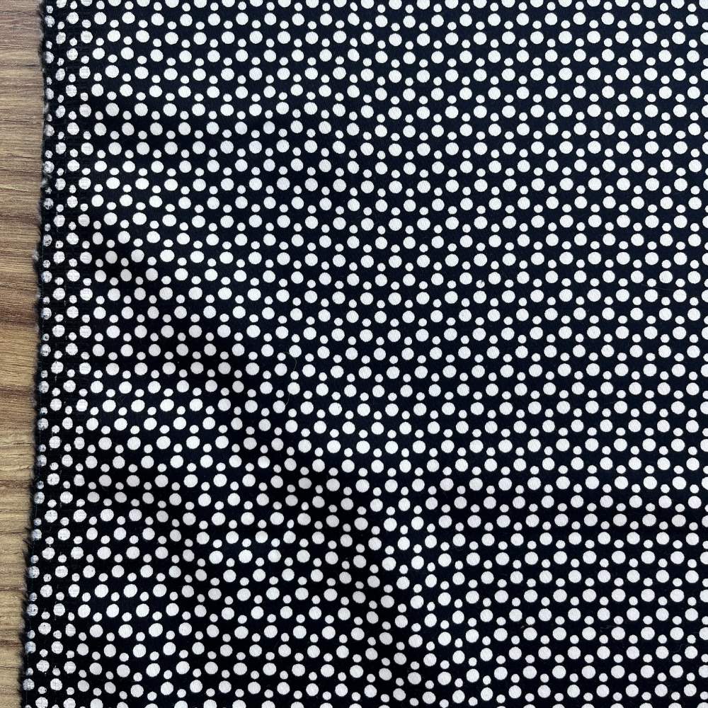 בייבי דריל כותנה עיגולים שחור