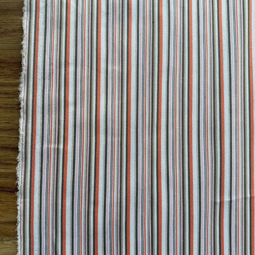 פרקל כותנה פסים דק