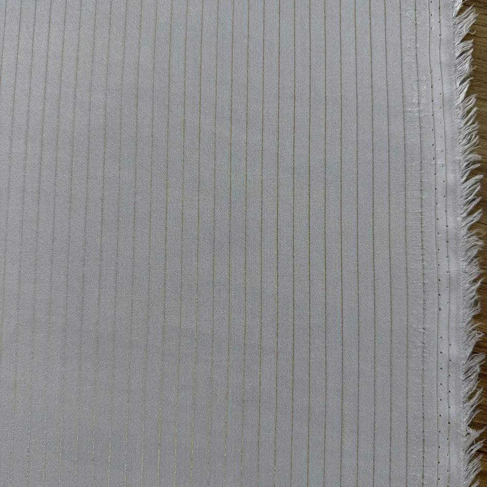 כותנה פסים שזורים בזהב