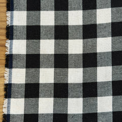 פלנל כותנה דמקה - משבצת גדולה