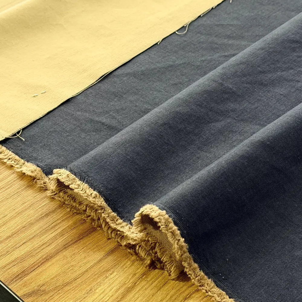 אריג כותנה נייבי/כאמל