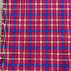 אריג כותנה פלנל דובדבן רויאל