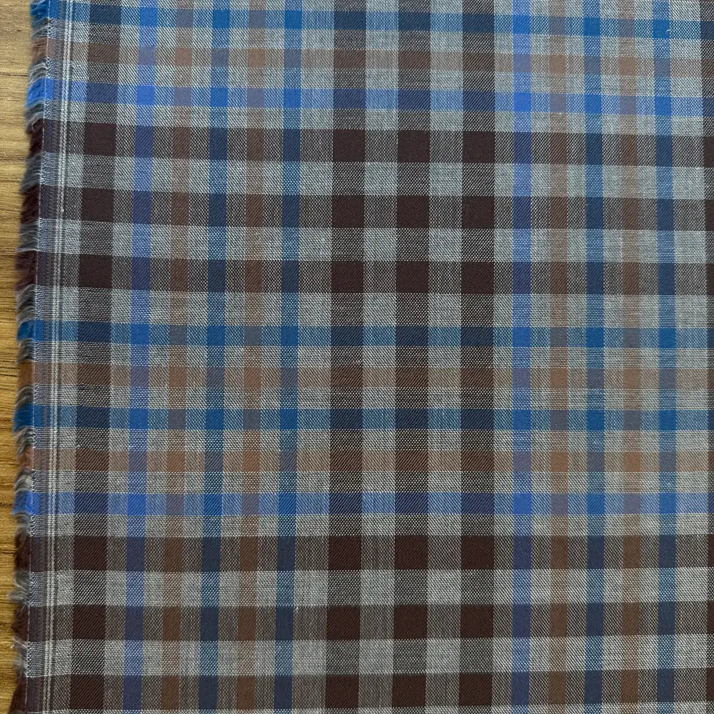 כותנה משבצות בסגנון בריטי