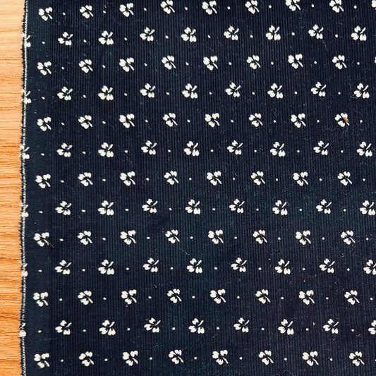 בייבי קורדרוי נייבי מודפס פרח