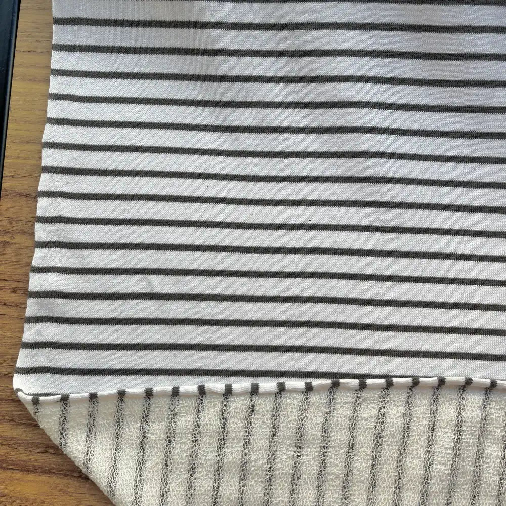 פרנץ' טרי פסים אפור