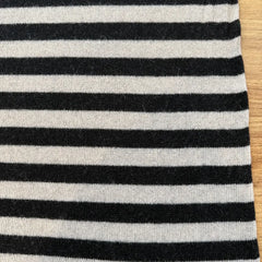 סריג צמר לולאות פסים משתנים כאמל/חום