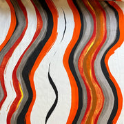 אריג כותנה צבעי לבה